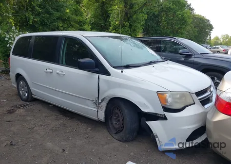 2011 Dodge Grand Caravan Express из США, поврежденный, VIN 2D4RN4DG2BR606788